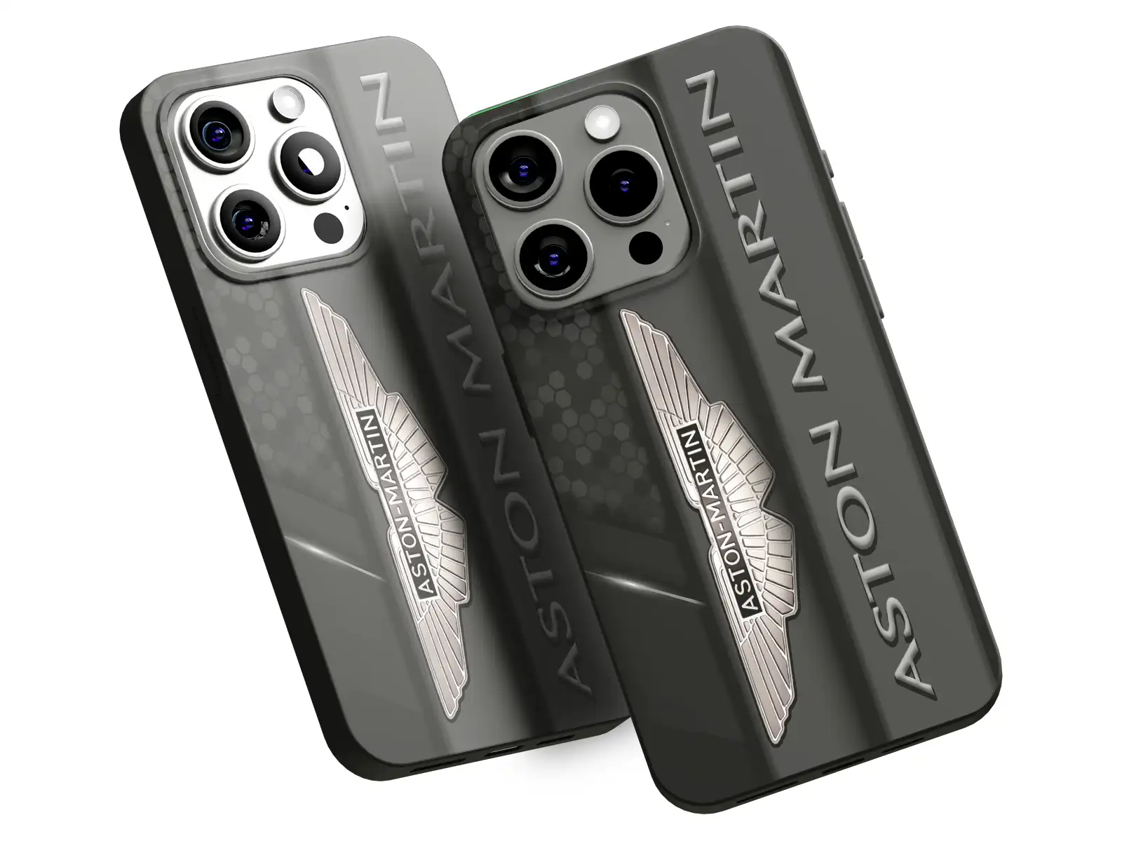 Aston Martin Étui Téléphone Style Minimal Design
